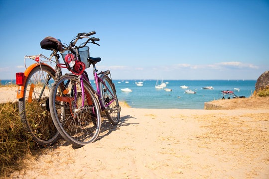Noirmoutier, Île vendéenne, ses plages et ses vélos