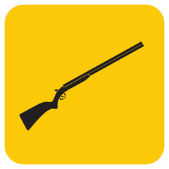 Hunting shot gun icon