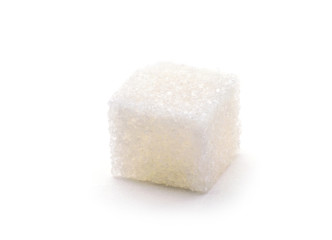 Sugar Cube on white background