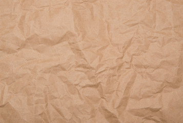 Crumpled paper for background usage