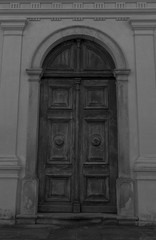 old door of church