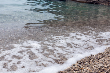 Image of sea wave,close up view