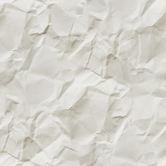 Texture of blank crumpled piece of craft paper. Pattern for drawing, watercolor, scrapbooking.