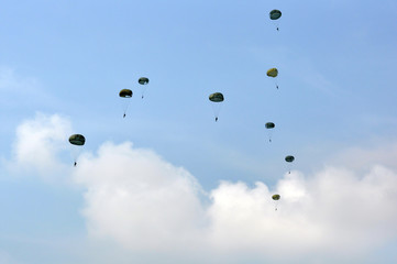 training Military parachuting