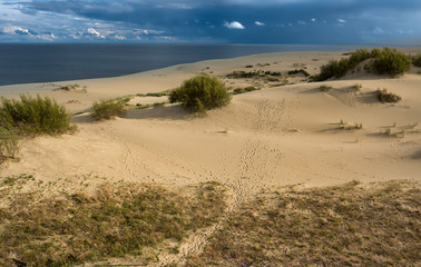 Curonian Spit, the Baltic Sea