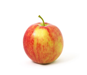 red apple on a white background