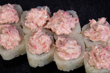 Japanese roll with crab