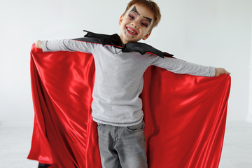 Halloween poster vampire boy