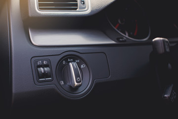 Obraz na płótnie Canvas Car light buttons