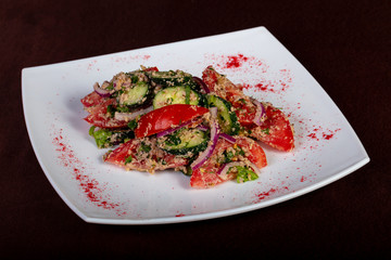 Vegan Georgian salad