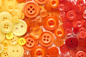 Fototapeta premium Colorful sewing buttons background