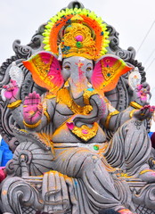 Anaipatti, Tamilnadu - India - September 15 2018: Ganesha Festival