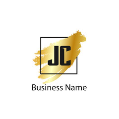 Initial Letter JC Logo Template Design