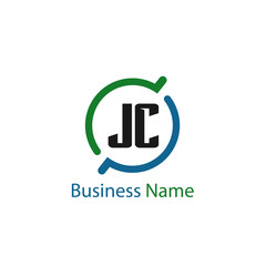 Initial Letter JC Logo Template Design