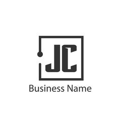 Initial Letter JC Logo Template Design