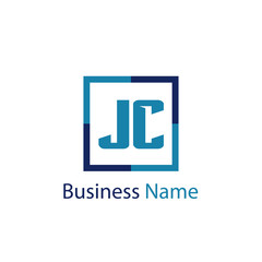 Initial Letter JC Logo Template Design