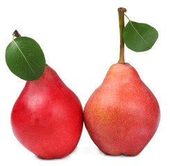 Pears isolated on white background