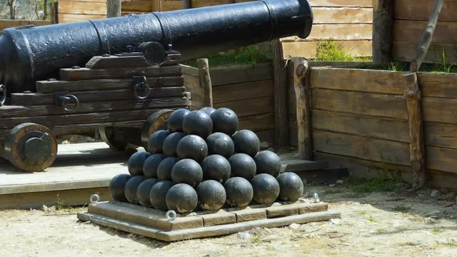 A historical place and a cannon