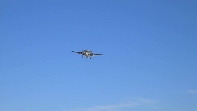 AWACS on the air in 4k slow motion 60fps
