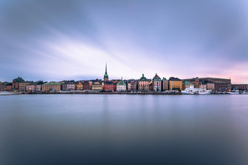 Fototapeta premium The Coast of the old town of Stockholm, Sweden
