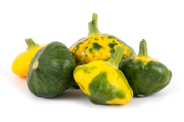patty pan patisson squash closeup