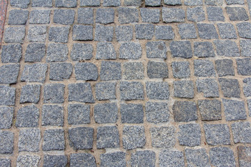 Modern stone blocks, not yet wiped by time