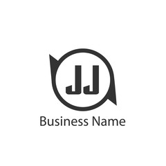 Initial Letter JJ Logo Template Design