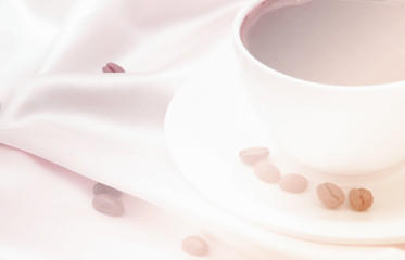 White coffee cup