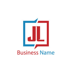 Initial Letter JL Logo Template Design