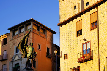 Architectural detail of Segovia, Spain, Europe