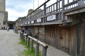 similar to cowboys saloon made from wood