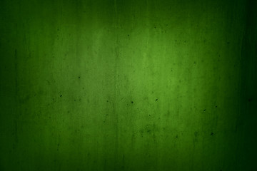 Green concrete wall