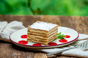 The Esterhazy cake a piece