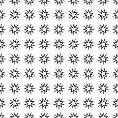 Seamless background with stars, endless stylish texture
