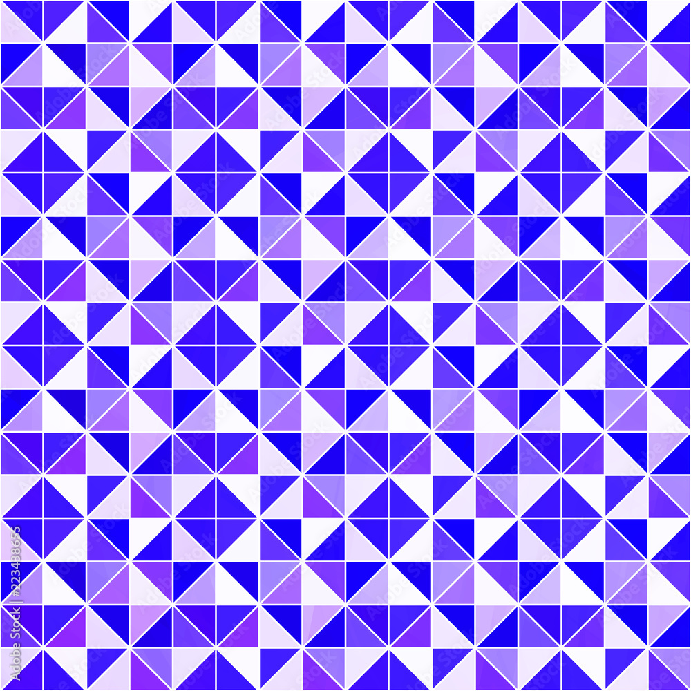 Aufkleber violet triangular background. vector modern geometrical backdrop with triangles. bright colors. abst