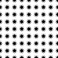 Seamless background with stars, endless stylish texture