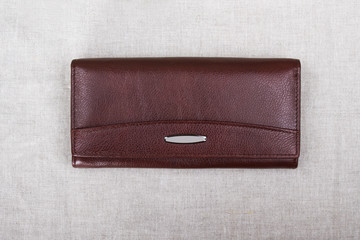 closed red purse; purse close-up