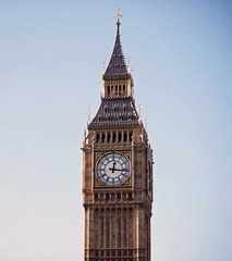 Fototapeta na wymiar Clock of the Big Ben London England