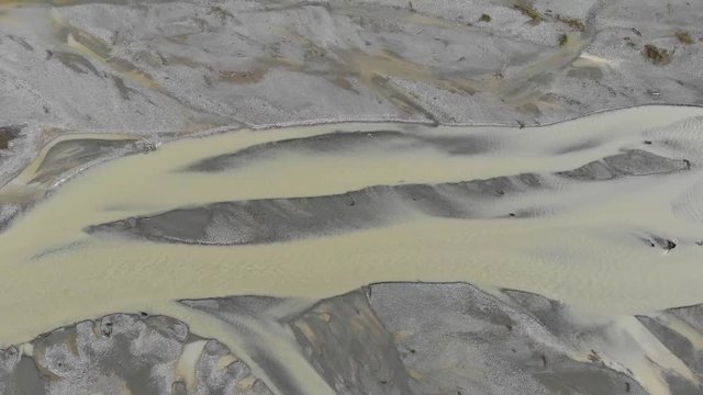 A shot of a glacial river near Paxton, Alaska.