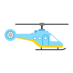 Helicopter flat icon
