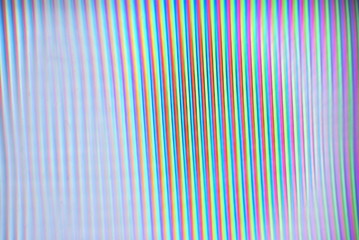 TV or computer screen closeup with the electroluminescent points changing in broadcasting