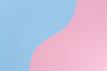 Abstract geometric bright double pastel color paper background.