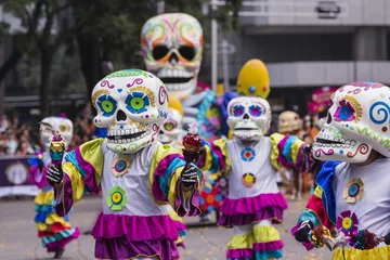 Fototapeten Desfile Día de Muertos © memotlacuilo
