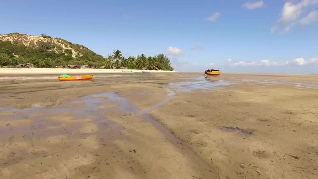 Fisher boat in Bilene - Mozambique