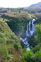 View of the Waipunga Falls between Taupo and Napier on the Thermal Explorer highway in the North Island, New Zealand