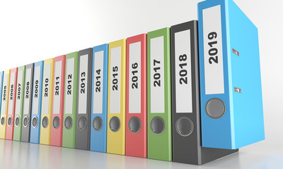 Annual office folders 2019