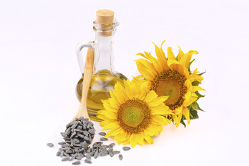 Obraz na płótnie Canvas Sunflower oil