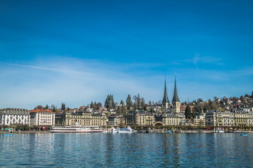 Panorámica de la ciudad de Lucerna