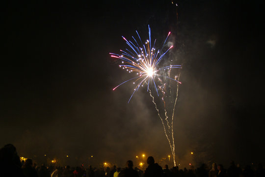 Bonfire night fireworks