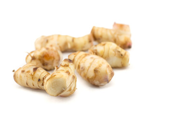 galangal isolated on white background.
